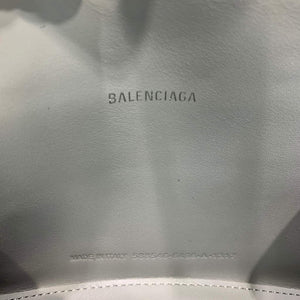 Balenciaga 592833 Hourglass XS Top Handle Bag Navy Gray Silver - Default Title - View 8