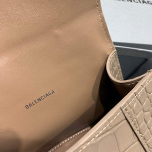 Balenciaga 592833 Hourglass XS Top Handle Bag Kakhi - Default Title - View 8
