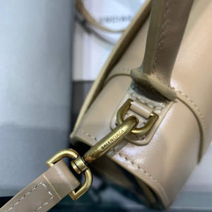 Balenciaga 592833 Hourglass XS Top Handle Leather Bag Apricot - Default Title - View 6
