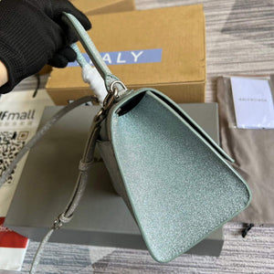 Balenciaga 593546 Flash drilling Hourglass Small Top Handle Bag Green - Default Title - View 4