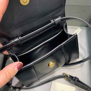 Balenciaga 664676 Hourglass Mini Top Handle Bag Black Gold - Default Title - View 6