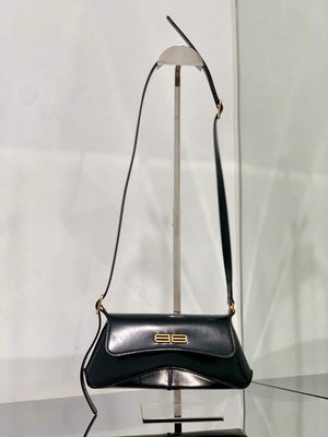 Balenciaga 695645 Women's XX Small Flap Bag Black - Default Title - View 1