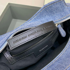Balenciaga 700451210B Neo Cagole City Handbag in Denim Blue - Default Title - View 8