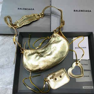 Balenciaga 700940210 Women's Neo Cagole XS Handbag in gold Arena lambskin - Default Title - View 2