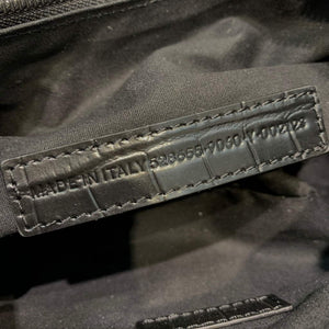 Balenciaga 700940210 Women's Neo Cagole XS Handbag in Black Crocodile lambskin - Default Title - View 7