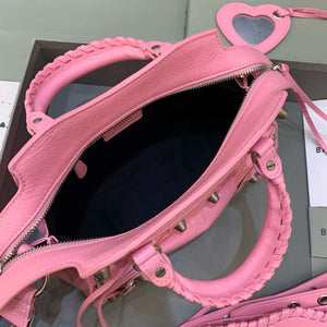Balenciaga 700940210B Neo Cagole City Handbag in Pink Arena Lambskin - Default Title - View 6