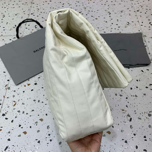 Balenciaga 7816722 Women's Monaco Large Bag Quilted in White - Default Title - View 3