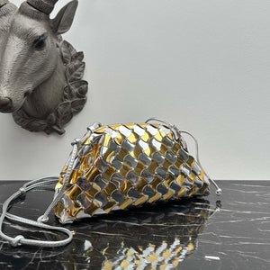 Bottega Veneta BV 585852 Mini Pouch Silver gold Bag - Default Title - View 2