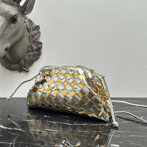 Bottega Veneta BV 585852 Mini Pouch Silver gold Bag - Default Title - View 3