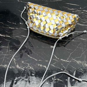 Bottega Veneta BV 585852 Mini Pouch Silver gold Bag - Default Title - View 6