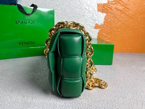 Bottega Veneta BV 20206 Chain Cassette 631421 Green Gold - Default Title - View 4
