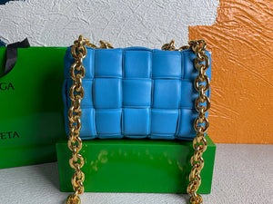 Bottega Veneta BV 20206 Chain Cassette 631421 Sky Blue Gold - Default Title - View 2