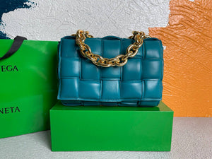 Bottega Veneta BV 20206 Chain Cassette 631421 Mallard Gold - Default Title - View 1
