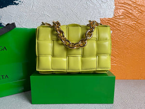 Bottega Veneta BV 20206 Chain Cassette 631421 Yellow Gold - Default Title - View 1