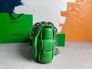 Bottega Veneta BV 20206 Chain Cassette 631421 Green Silver - Default Title - View 4