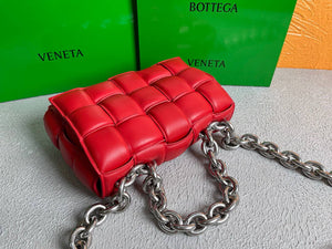 Bottega Veneta BV 20206 Chain Cassette 631421 Red Silver - Default Title - View 6