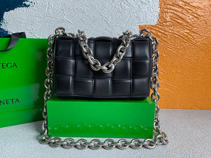 Bottega Veneta BV 20206 Chain Cassette 631421 Black Silver - Default Title - View 2