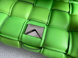 Bottega Veneta BV 20206 Chain Cassette 631421 Grass green Silver - Default Title - View 9