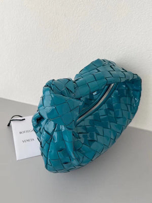 Bottega Veneta BV 651876 mini Jodie Patent leather Blue - Default Title - View 2