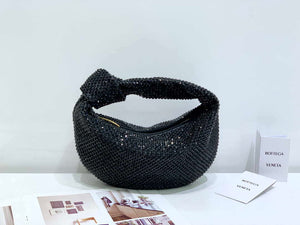 Bottega Veneta BV 651876 mini Jodie Rhinestones Black - Default Title - View 1
