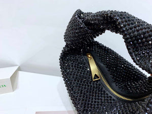 Bottega Veneta BV 651876 mini Jodie Rhinestones Black - Default Title - View 5