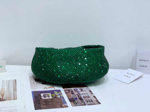 Bottega Veneta BV 651876 mini Jodie Rhinestones Dark Green - Default Title - View 5