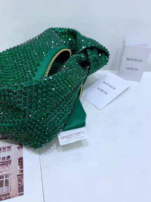 Bottega Veneta BV 651876 mini Jodie Rhinestones Dark Green - Default Title - View 7
