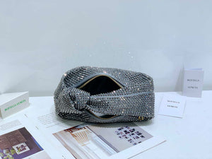 Bottega Veneta BV 651876 mini Jodie Rhinestones Sliver Black - Default Title - View 7