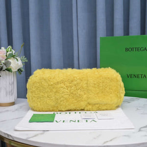 Bottega Veneta BV 652867 Arco Tote Intreccio shearling Yellow - Default Title - View 2