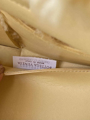 Bottega Veneta BV 652867 Arco Tote Intreccio shearling Light Yellow - Default Title - View 7