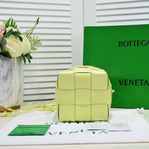 Bottega Veneta BV 680218 Small Cassette Cross-Body Bucket Yellow - Default Title - View 4