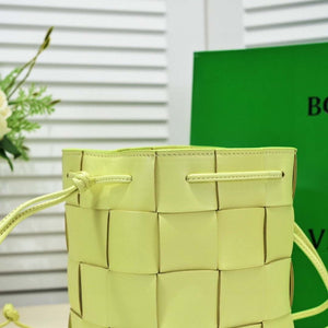 Bottega Veneta BV 680218 Small Cassette Cross-Body Bucket Yellow - Default Title - View 6