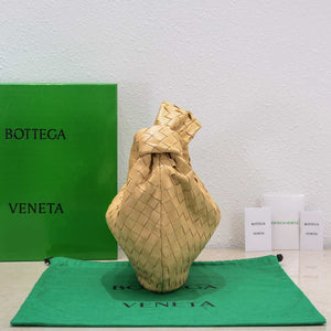 Bottega Veneta BV 690225 Teen Jodie intrecciato leather shoulder bag Apricot - Default Title - View 3