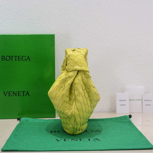 Bottega Veneta BV 690225 Teen Jodie intrecciato leather shoulder bag Lemon Yellow - Default Title - View 4