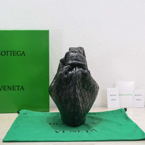Bottega Veneta BV 690225 Teen Jodie intrecciato leather shoulder bag Black - Default Title - View 4