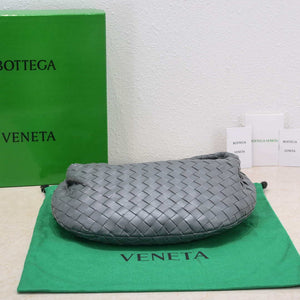 Bottega Veneta BV 690225 Teen Jodie intrecciato leather shoulder bag Dark Gray - Default Title - View 8