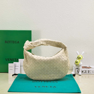 Bottega Veneta BV 690225 Teen Jodie intrecciato suede shoulder bag Beige - Default Title - View 2