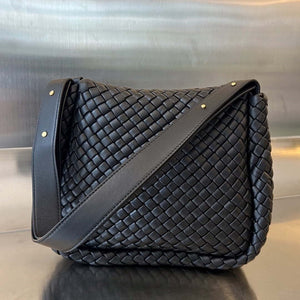 Bottega Veneta BV 709418 Small Cobble Shoulder Bag Black - Default Title - View 3