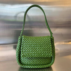 Bottega Veneta BV 709418 Small Cobble Shoulder Bag Green - Default Title - View 1