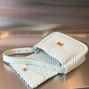 Bottega Veneta BV 709418 Small Cobble Shoulder Bag Light Blue - Default Title - View 6