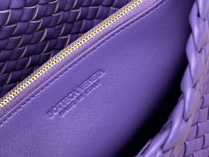 Bottega Veneta BV 709418 Small Cobble Shoulder Bag Purple - Default Title - View 7