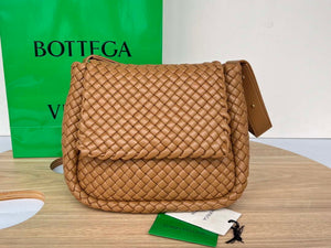 Bottega Veneta BV 709418 Small Cobble Shoulder Bag Tan - Default Title - View 1