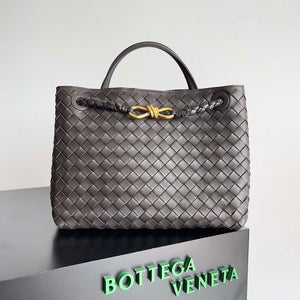 Bottega Veneta BV 743572 Medium Andiamo Drak Brown - Default Title - View 1