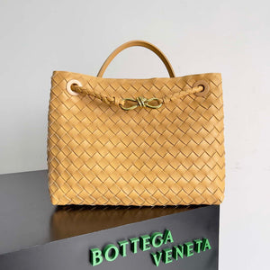 Bottega Veneta BV 743572 Medium Andiamo Light Brown - Default Title - View 1