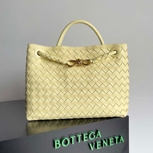 Bottega Veneta BV 743572 Medium Andiamo Ligth Yellow - Default Title - View 1