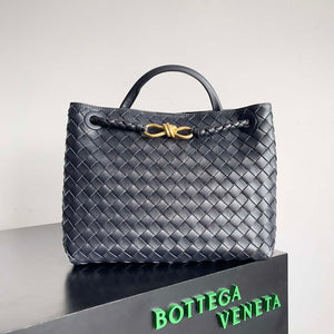 Bottega Veneta BV 743572 Medium Andiamo Navy Blue - Default Title - View 1