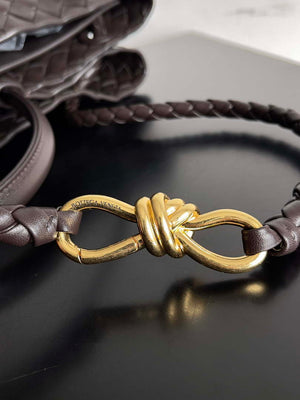 Bottega Veneta BV 743575 Large Andiamo Dark Brown - Default Title - View 5