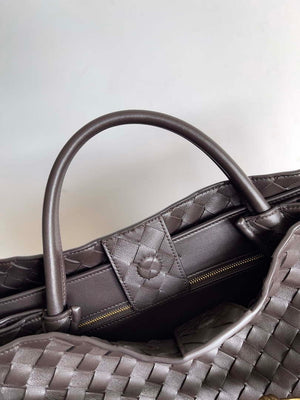 Bottega Veneta BV 743575 Large Andiamo Dark Brown - Default Title - View 8