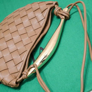 Bottega Veneta BV 744267 Mini Sardine Cross-body bag realised with Intrecciato Dark Brown - Default Title - View 5