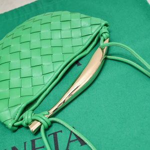 Bottega Veneta BV 744267 Mini Sardine Cross-body bag realised with Intrecciato Green - Default Title - View 5